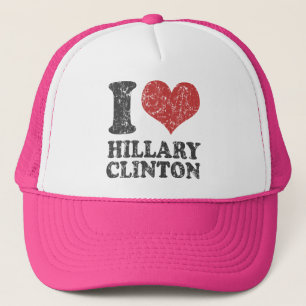 I heart Hillary Clinton Retro Trucker Hat
