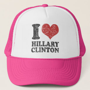 I heart Hillary Clinton Retro Trucker Hat