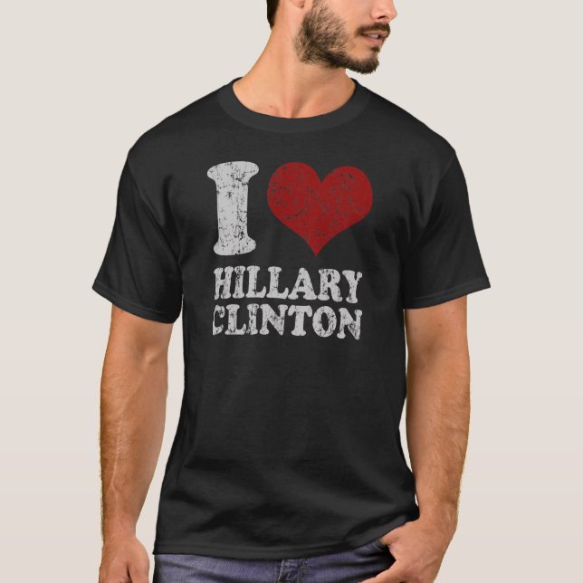 I heart Hillary Clinton T-Shirt (Front)
