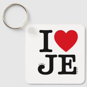 I HEART HIM KEY RING