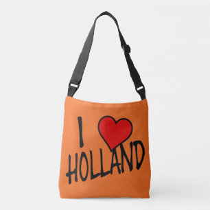 I Heart Holland bk on or cbbcnt Crossbody Bag