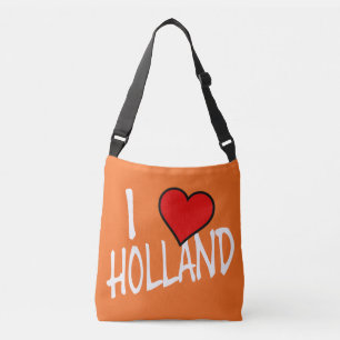 I Heart Holland wt on or cbbcnt Crossbody Bag
