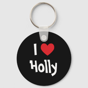 I Heart Holly Key Ring