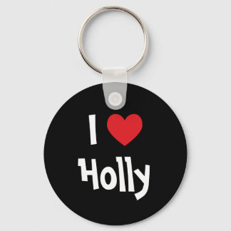 I Heart Holly Key Ring