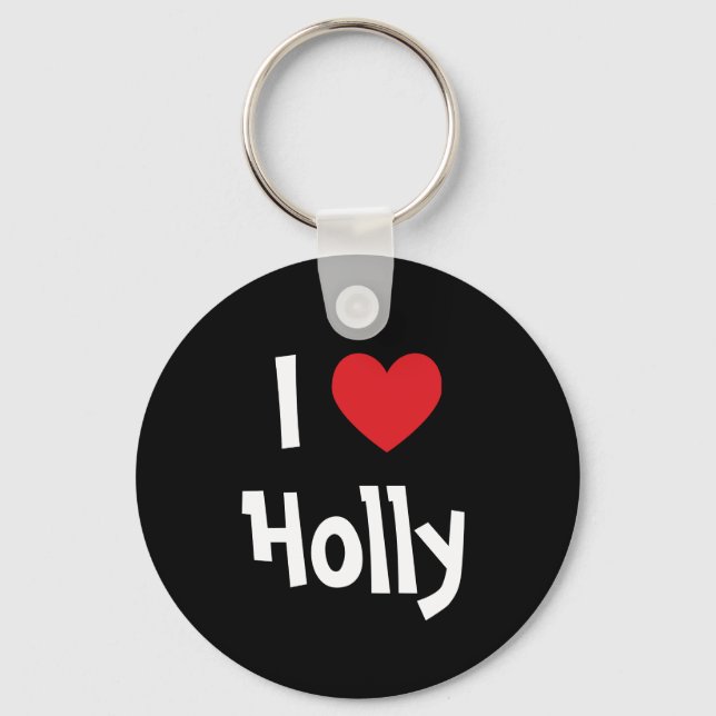 I Heart Holly Key Ring (Front)