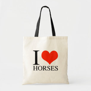 I Heart Horses Tote Bag
