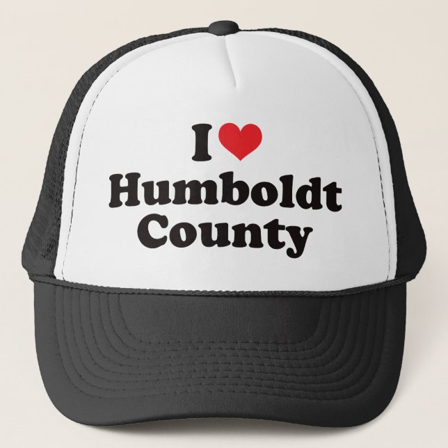 I Heart Humboldt County Trucker Hat (Front)