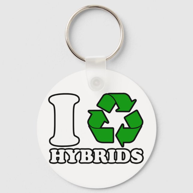 I Heart Hybrids Key Ring (Front)