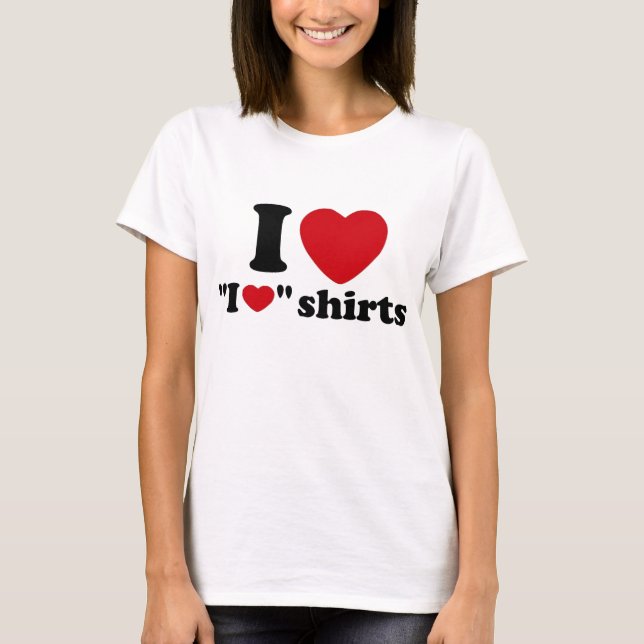 I heart I heart shirts (Front)