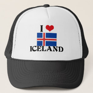 I HEART ICELAND TRUCKER HAT