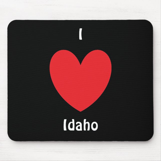 I Heart Idaho Mousepad (Front)