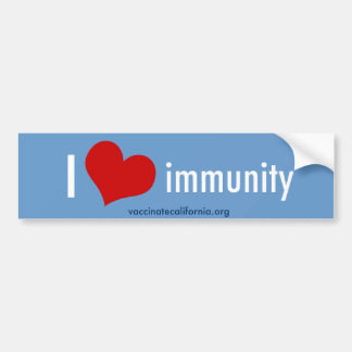 I Heart Immunity Bumper Sticker