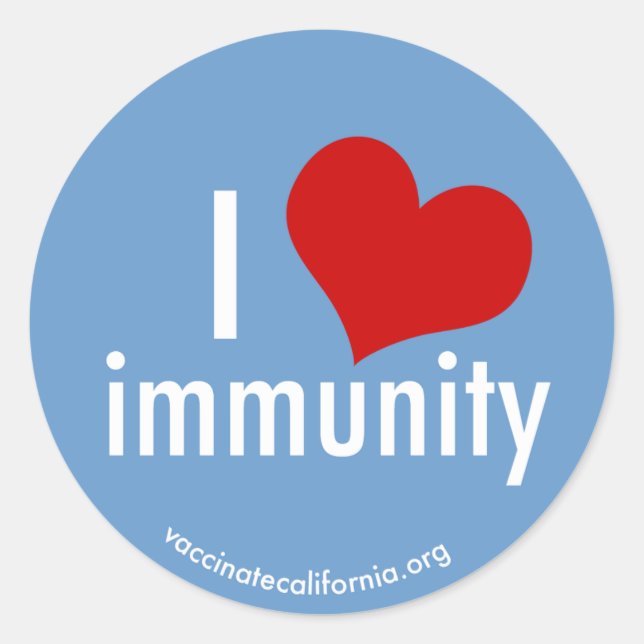 I Heart Immunity Sticker (Front)