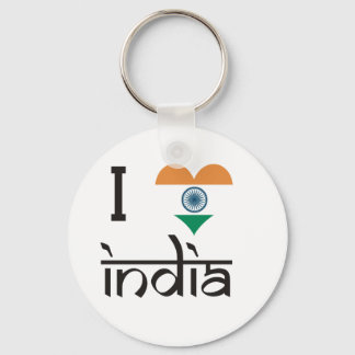 I "Heart" India - I Love India Key Ring