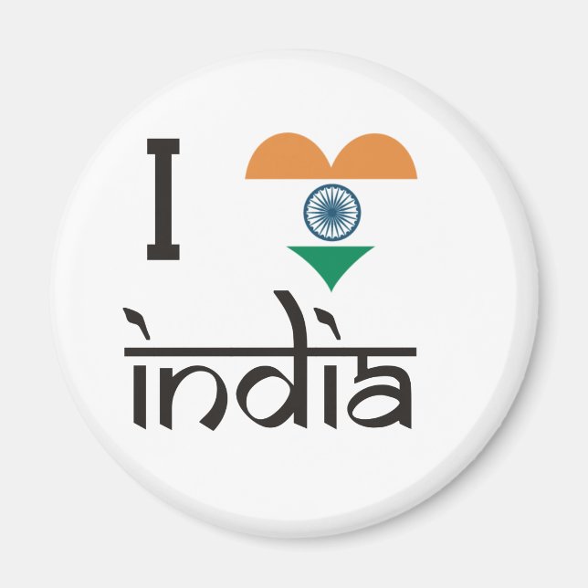 I "Heart" India - I Love India Magnet (Front)