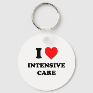 I Heart Intensive Care Key Ring