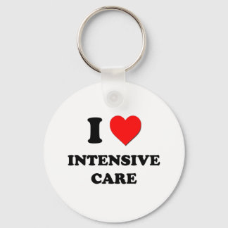 I Heart Intensive Care Key Ring