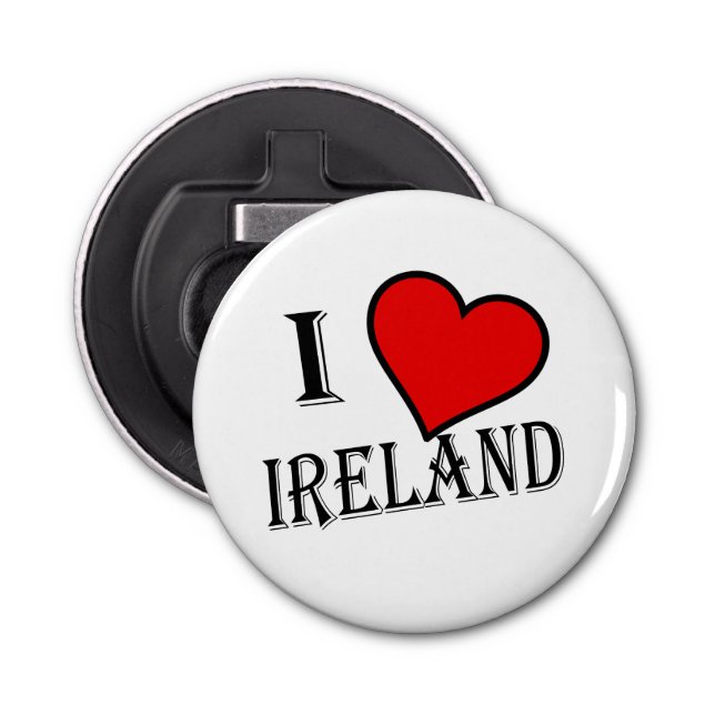 I Heart Ireland bk bocnt Bottle Opener (Front)