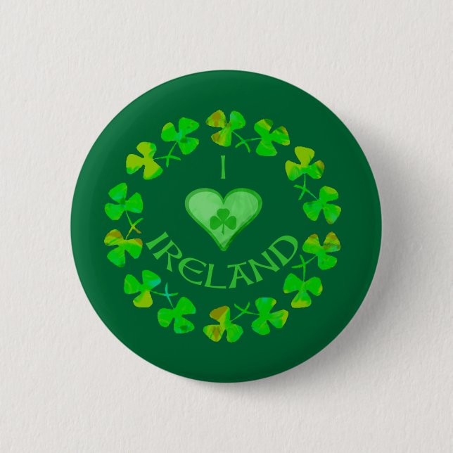 I Heart Ireland Buttons (Front)