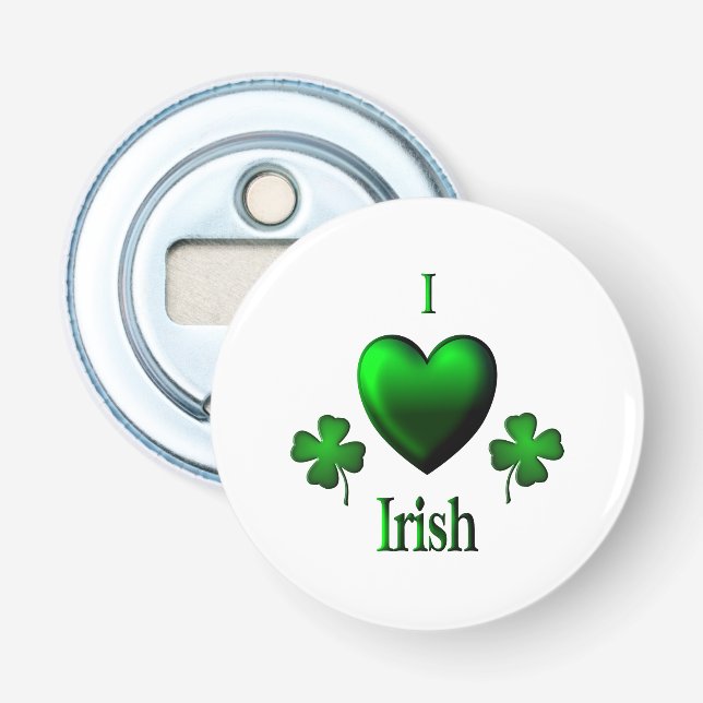 I Heart Irish Bottle Opener (Front)