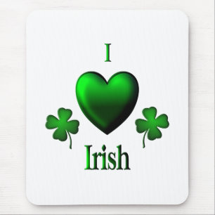 I Heart Irish Mouse Mat