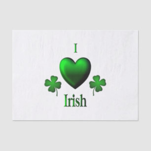 I Heart Irish Tissue Paper