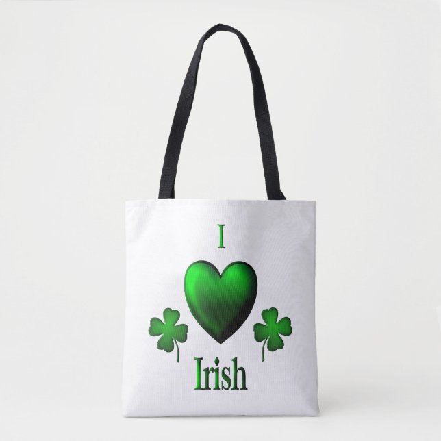 I Heart Irish Tote Bag (Front)