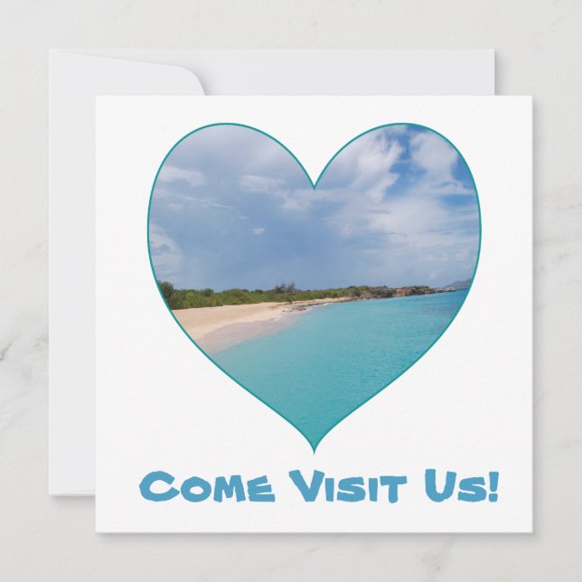 I Heart Island Life Notecard (Front)