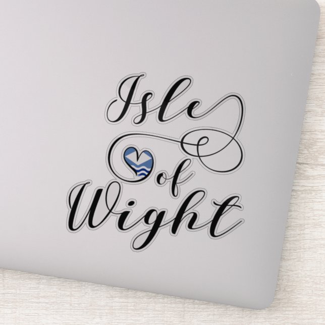 I Heart Isle of Wight Flag (Detail)