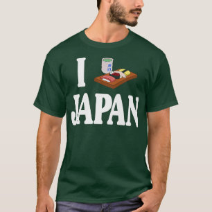 I Heart Japan I Love Japanese Sushi Love Japan Kaw T-Shirt