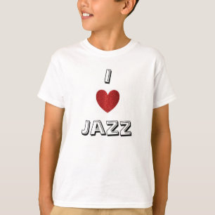 I heart jazz- kids T-Shirt