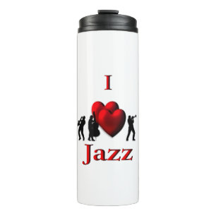I Heart Jazz Thermal Tumbler
