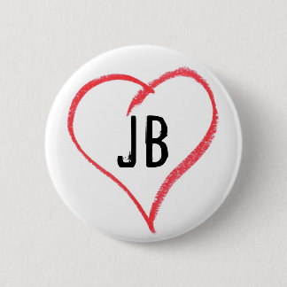 I Heart JB 6 Cm Round Badge
