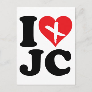 I Heart JC Postcard