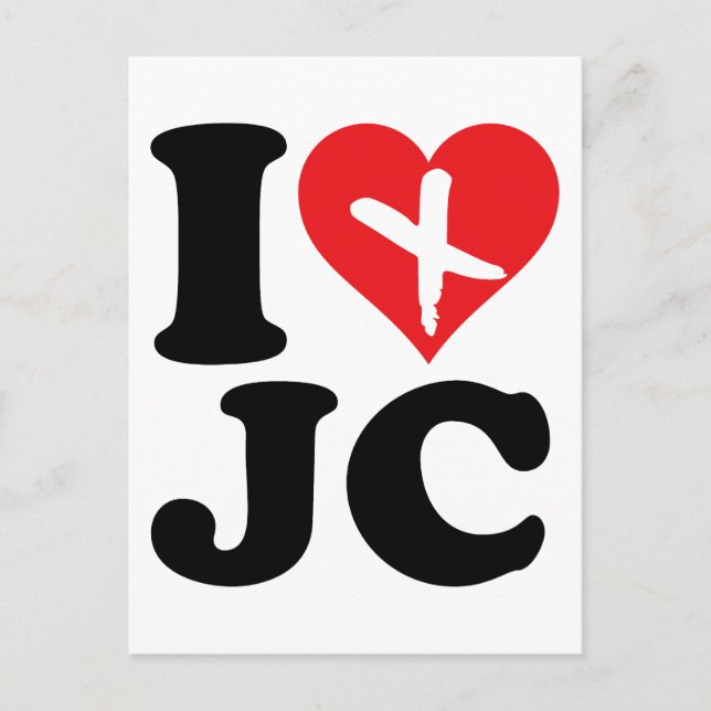 I Heart JC Postcard (Front)