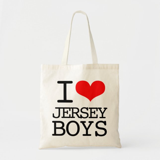 I Heart Jersey Boys Tote Bag (Front)
