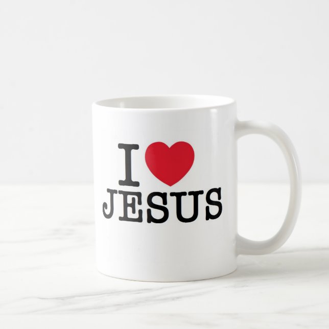 I heart Jesus Coffee Mug (Right)
