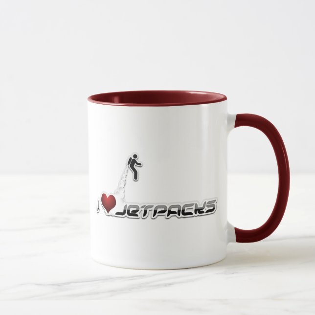 I heart jetpacks mug (Right)