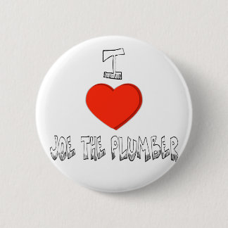 I Heart Joe the Plumber -Button 6 Cm Round Badge