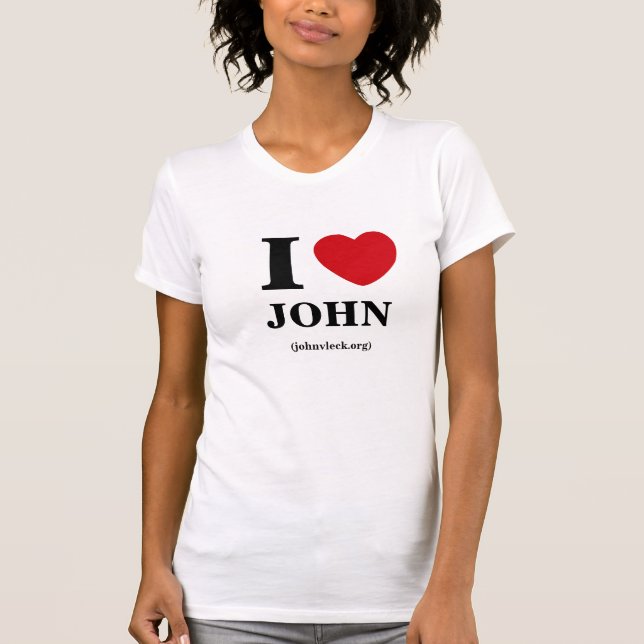 I Heart John, Women's Tee (Front)