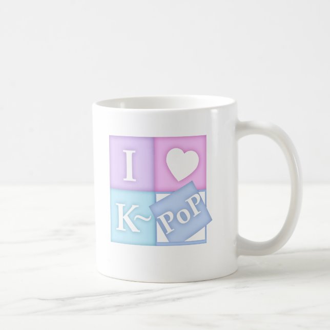 I Heart K~Pop Coffee Mug (Right)