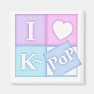 I Heart K~Pop Magnet