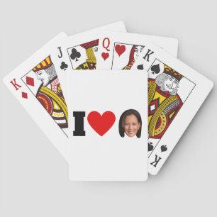 I Heart Kamala Harris  Playing Cards
