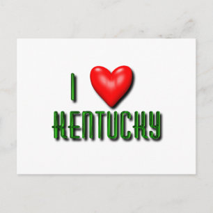 I Heart Kentucky Postcard