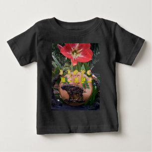 I (Heart) Kenya Buffalo Patch/Print Baby T-Shirt
