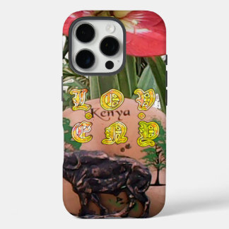 I (Heart) Kenya Buffalo Patch/Print iPhone 16 Pro Case