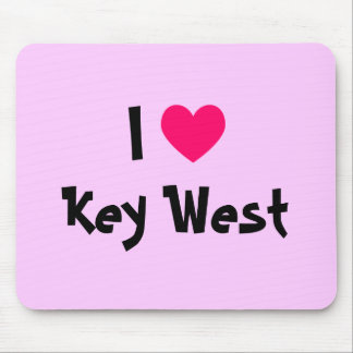 I Heart Key West Florida Mouse Mat
