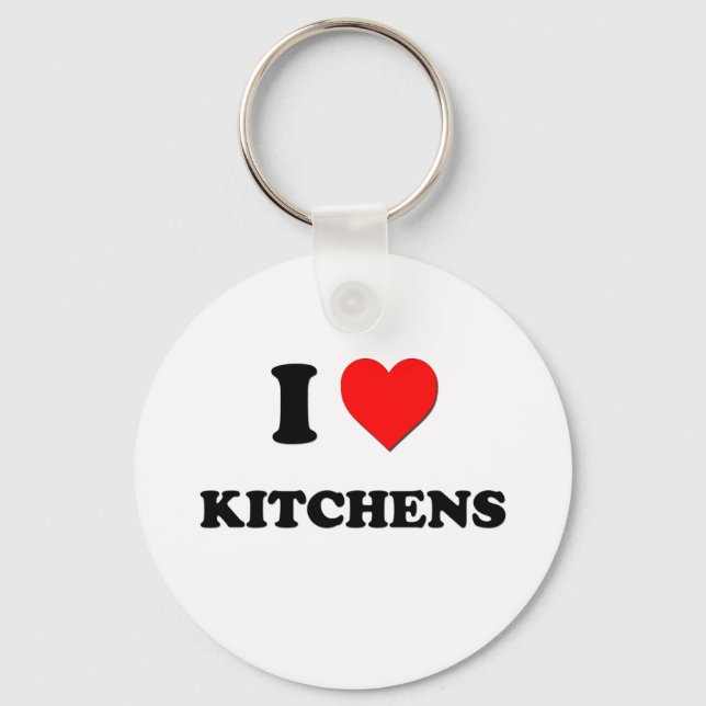 I Heart Kitchens Key Ring (Front)