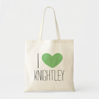 I Heart Knightley Canvas Tote Bag