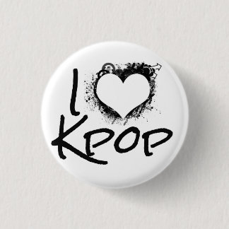 I Heart Kpop Button